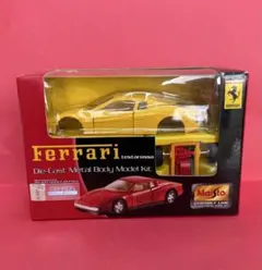 マイスト⭐️フェラーリ テスタロッサ イエロー★ダイキャストモデルキット★絶版品！