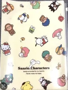 サンリオキャラクタークリアファイル A4サイズ (ポケット複数)