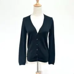 UNIQLO ユニクロ✨Ｖネックカーディガン【Ｓ】ベーシック　シンプル　ブラック