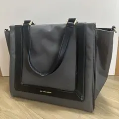 LA BAGAGERIE ハンドバッグ グレーのサムネイル