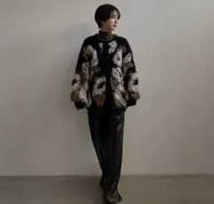 Ameri VERONICA JACQUARD KNIT CARDIGAN - メルカリ