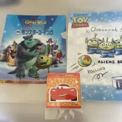 モンスターズ・インク & トイ・ストーリー ＆ミッキークリアファイルセットふせん