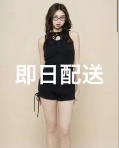 andmary Cameron salopette black - メルカリ