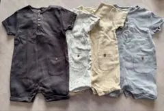 Next baby リブ生地ロンパース4点セット80㎝
