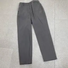 グリーンレーベル テーパードパンツ 38 グレー ウエストゴム 洗える