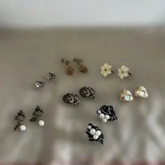 昭和レトロアンティークスタイル イヤリングセットヴィンテージ