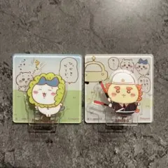 ちいかわ アクリルシーンクリップビスケット　ハチワレ シーサー