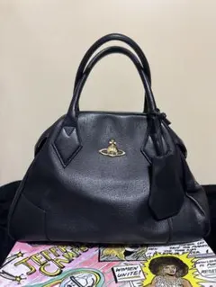 廃盤 入手困難 ヴィヴィアンウエストウッド ヤスミン ハンドバッグ オーブ 黒 廃盤 入手困難 ヴィヴィアンウエストウッド ヤスミン