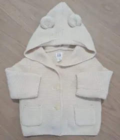 baby GAP くま耳 ニットカーディガン 6-12M