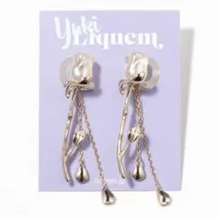 YUKI x Liquem レディローズピアス（オーロラ）