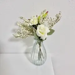 造花　花束　花瓶セット　お花