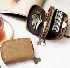 リンネル 付録 おばけミッフィー キーチェーン付きじゃばら財布