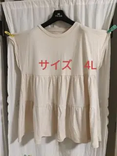 前ティアードTシャツチュニック 4Lのサムネイル