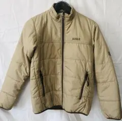 AIGLE エーグル 中綿ジャケット ダウン アウターダウン ロゴ刺繍 XS