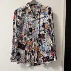 RNA レトロプリント　長袖シャツ Mサイズ