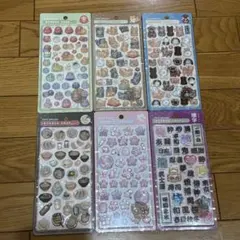 正規品　ボンボンドロップシール　和柄　6種セット