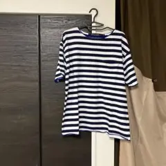 NIKO AND...ボーダーTシャツ半袖ネイビー ホワイト サイズ3ニコアンド
