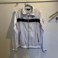 美品 Callaway メンズ ジャケット 薄手 白 2way M ゴルフ