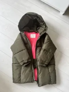 Zara Baby ダウンコート 2/3サイズ オリーブグリーン