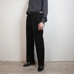 APT.9 ヘリンボーン フラップポケット ブラックスラックス /ZW81