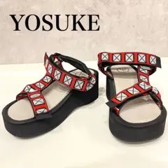 YOSUKE ヨースケ サンダル 厚底 ストラップ 夏 海 24cm オシャレのサムネイル