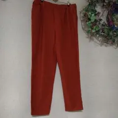 ♥studioCLIP【３Ｌ】オレンジ カジュアルパンツ ドローストリング付き