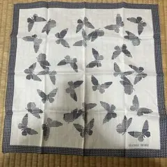 モリハナエ　セット　ハンカチ　スカーフ　蝶々　花柄