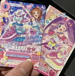 【アイカツ×プリパラ】1週目入場特典 あかり&らぁら