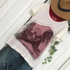 《RNA》ニワトリ チャボ 柄 透かしTシャツのサムネイル