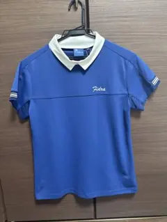 フィドラ　モックネックシャツ　新品未使用　M ブルー　レディースのサムネイル