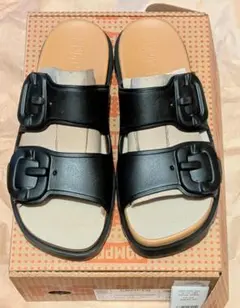 極美品✨CAMPER カンペール DON グルカサンダル レザー 黒 40 - メルカリ
