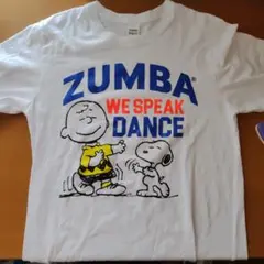 ZUMBA PEANUTS ホワイト Tシャツ XS/S