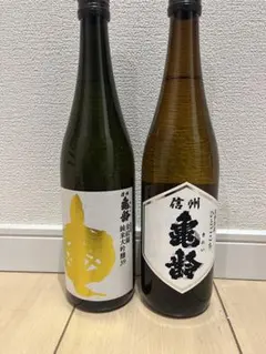 【入手困難】信州蔵元限定 亀齢　飲み比べセット　美山錦亀齢/戸沢産ひとごこち亀齢 2024年5月出荷分】信州 亀齢 純米吟醸 美山錦 蔵元限定 720ml : 酒の