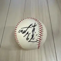 直筆サイン入り 野球ボール 記念グッズのサムネイル