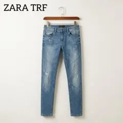 ZARA ザラ プレミアムウォッシュコレクション スキニーデニム 切替デザインのサムネイル