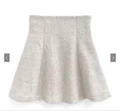 GRL グレイル インパン裏地付きツイードスパンコールミニスカート［ta168］