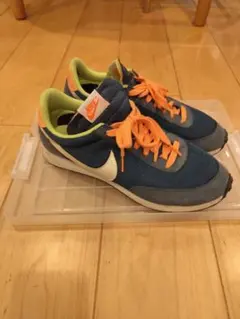 Nike スニーカー 27.5cm ネイビー/オレンジ