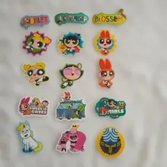 パワーパフガールズ ステッカーシール　フレークシール 15枚セット