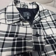 H&M チェック　メンズジャケット XLサイズ