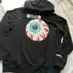 18年製　廃盤　MISHKA LOGO パーカー　ブラック　目玉 ミシカ　Lのサムネイル