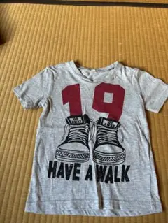 キッズ 半袖Tシャツ グレー 130cm