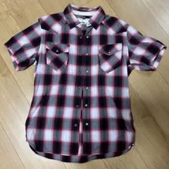 BACK NUMBER チェック柄 半袖メンズシャツ L sizeのサムネイル