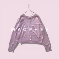 トゥモローランド　マカフィー　ウール カーディガンプルオーバー　クロップドニット