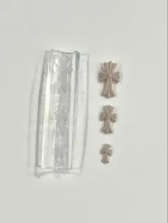 シリコンモールド クロス型 クロムパーツ クロムモールド