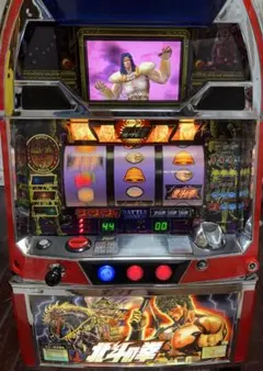 名機！初代 北斗の拳 サミー 不要機付 世紀末救世主パネル ４号機のサムネイル