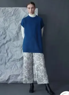 Aga ペイズリープリントワイドパンツ