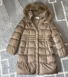 【週末限定sale】any SISダウンコート サイズ3 ブラウンベージュ