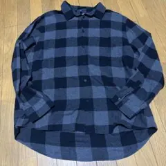DIVIDED H&M XL チェック柄ネルシャツ