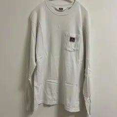 BEN DAVIS 長袖ポケットTシャツ ホワイトのサムネイル