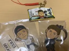 世界 EXILE FANTASTICKS 絵馬 クリアチャーム 首振りストラップ